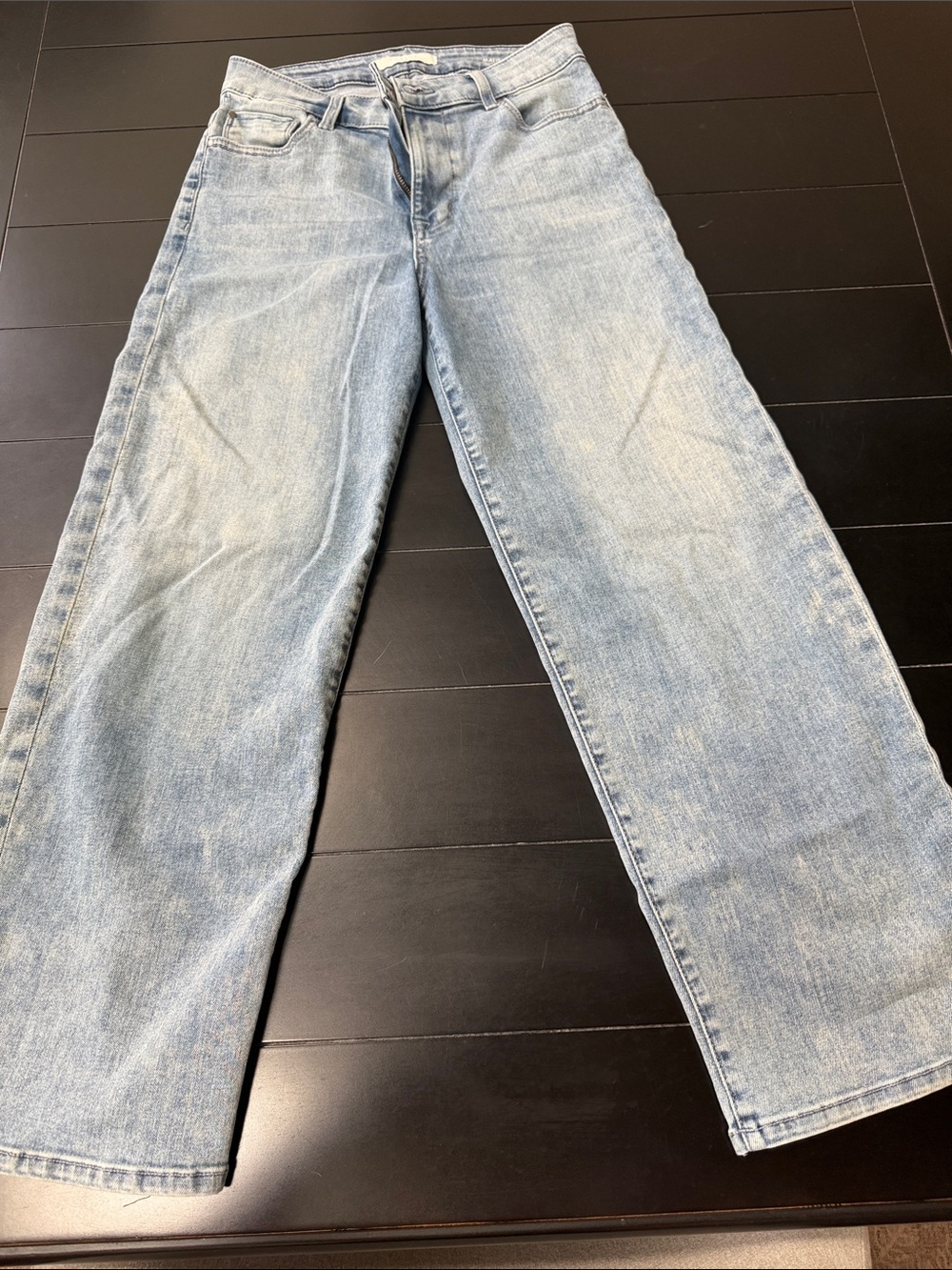 Fidelity Malibu High-Waist Denim Jeans - Light Blue